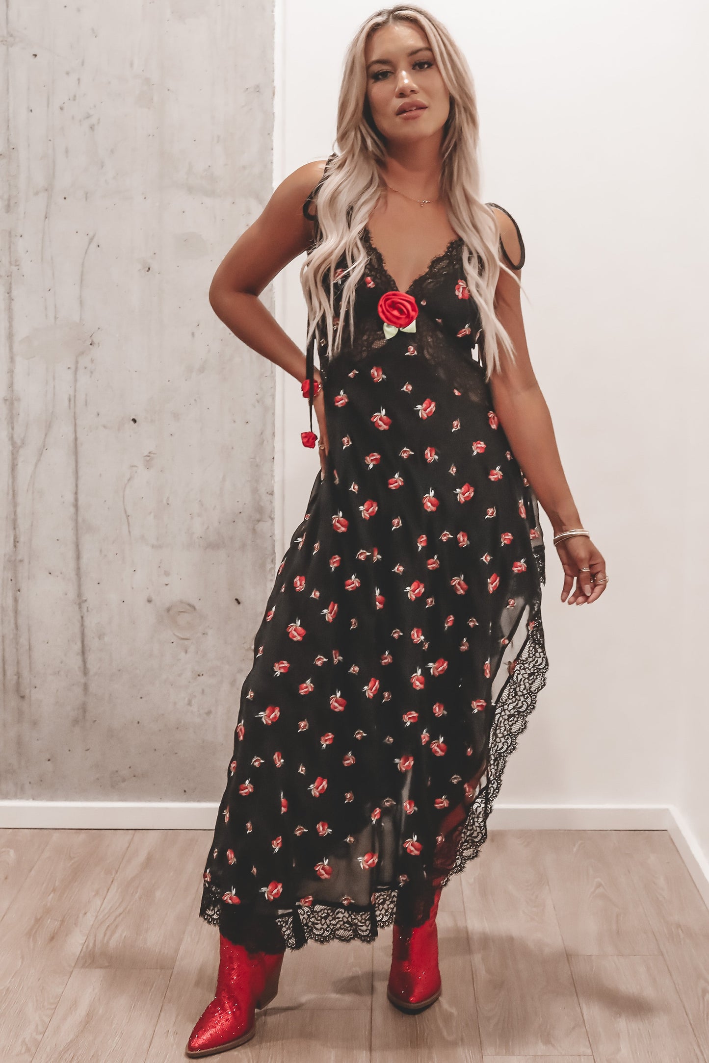 FOR LOVE & LEMONS Wren Midi Dress