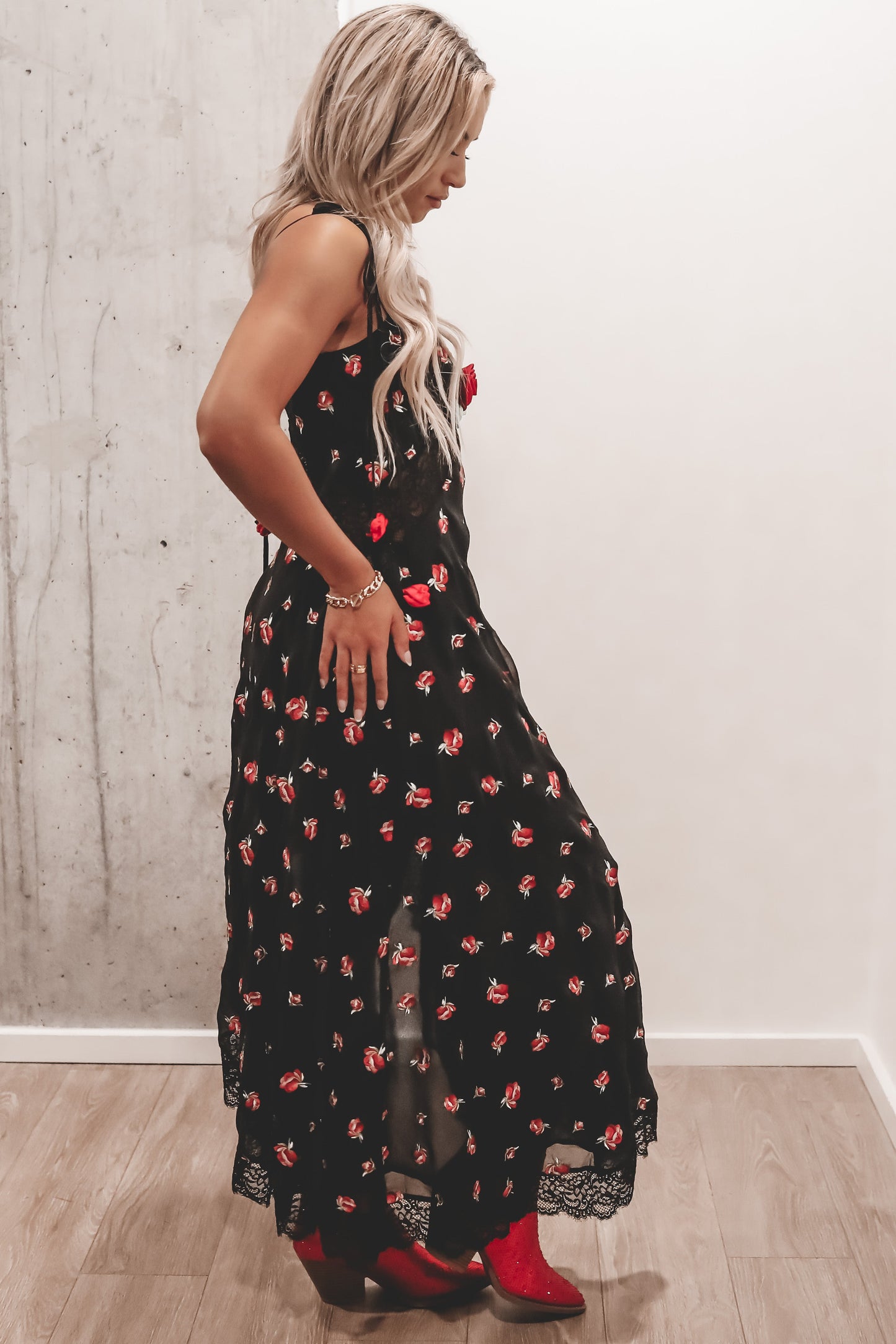 FOR LOVE & LEMONS Wren Midi Dress