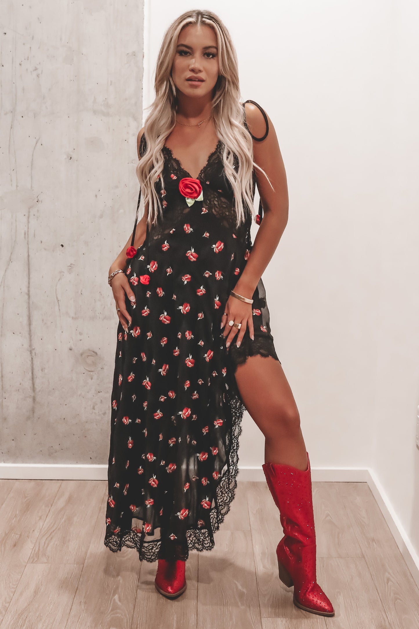 FOR LOVE & LEMONS Wren Midi Dress